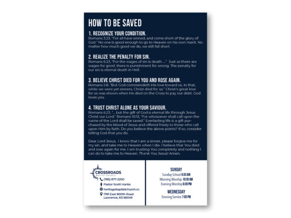 How To Be Saved Tract - Image 3