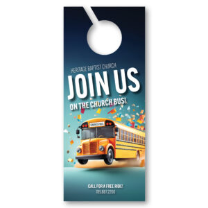 Church Bus Door Hanger