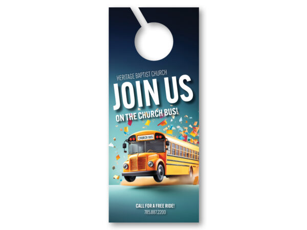 Church Bus Door Hanger