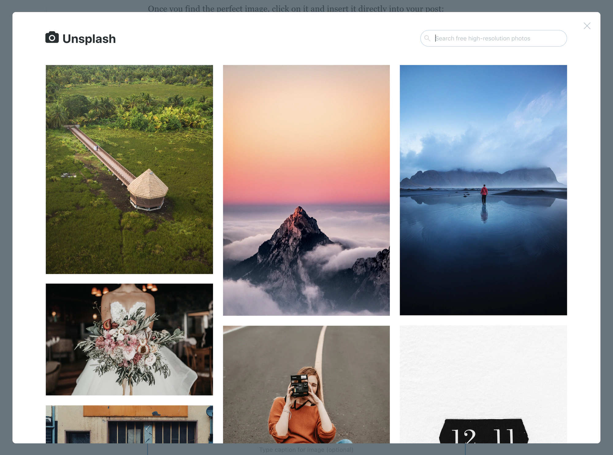 Collage of royalty-free stock photos suitable for church media